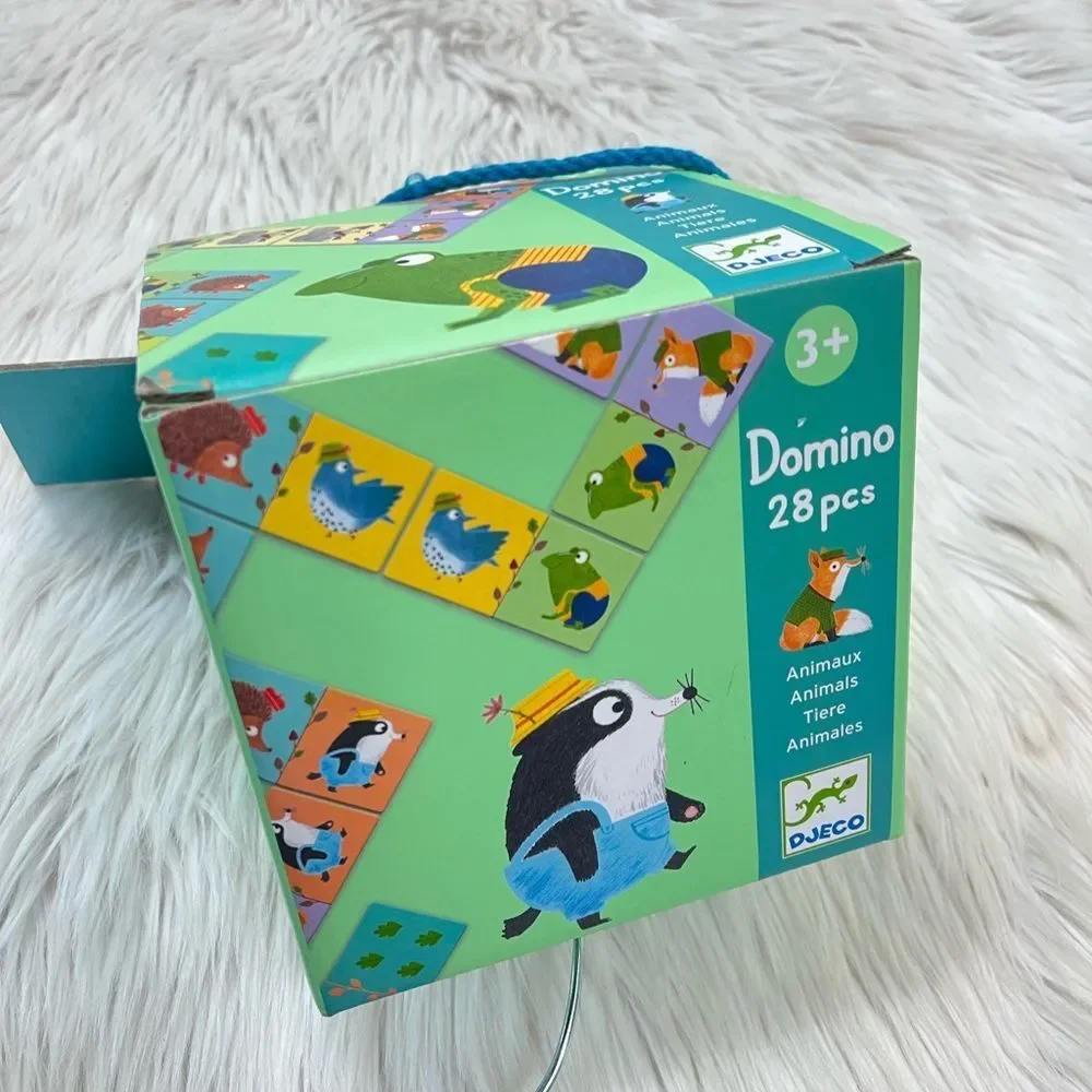 DJECO Forest Animals domino for kids age 3+ preschool